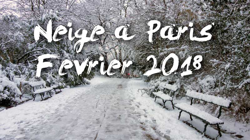Neige à Paris 2018